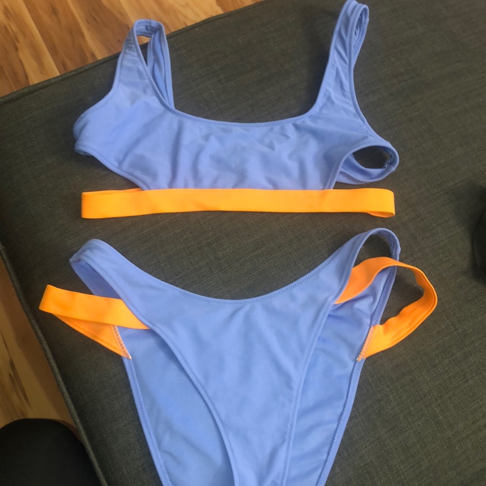 Blue and orange bikini from forever 21